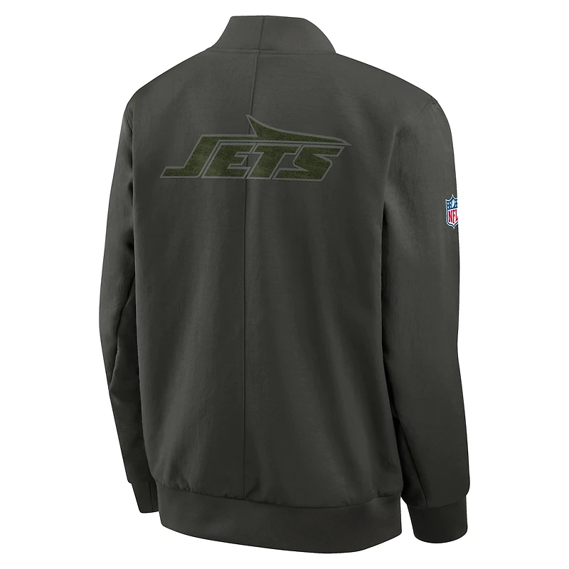 New York Jets Rivalries Collection Sideline Men's Nike NFL Full-Zip Bomber Jacket