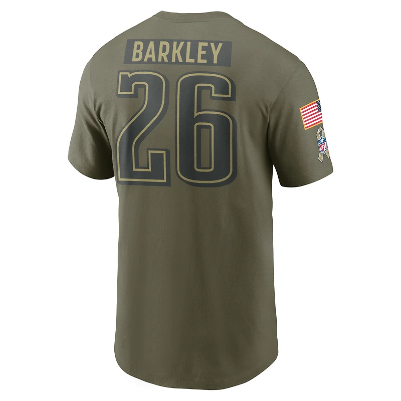 Saquon Barkley Philadelphia Eagles Salute To Service Men’s Nike NFL T-Shirt