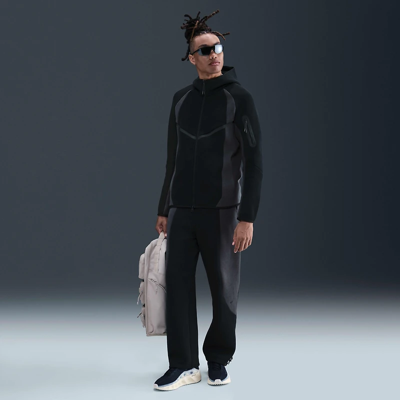 Nike Tech Men's Color-Block Open-Hem Fleece Pants