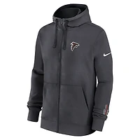 Atlanta Falcons Playbook Page Club Men's Nike NFL Full-Zip Hoodie