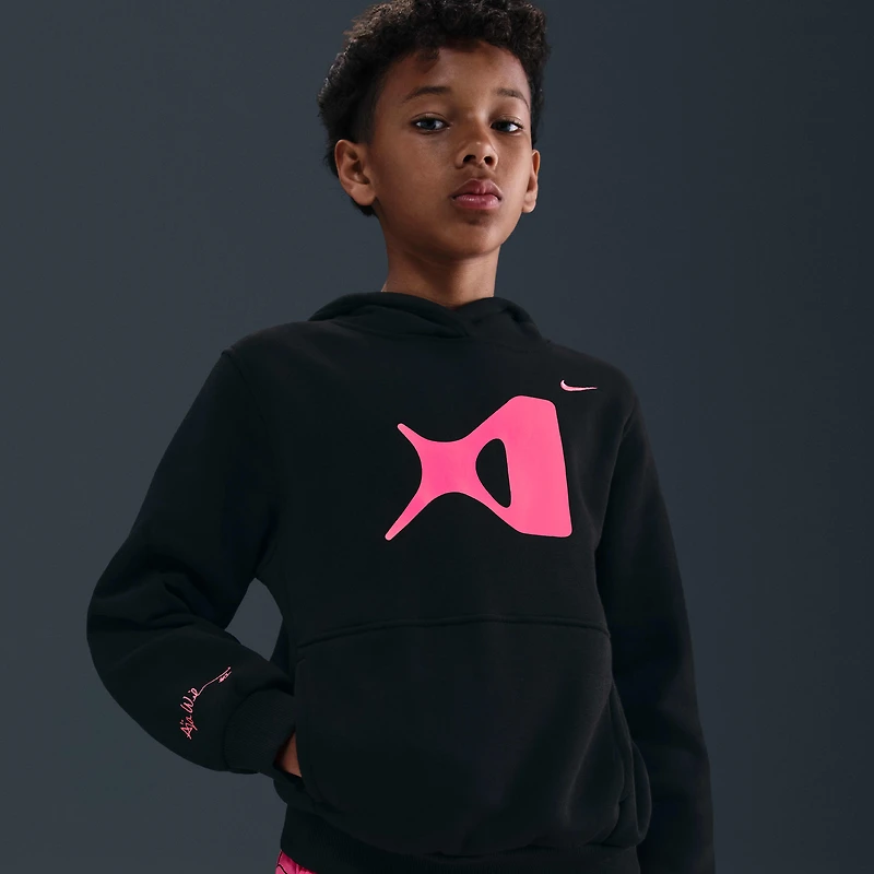 A'ja Wilson Club Fleece Big Kids' Hoodie
