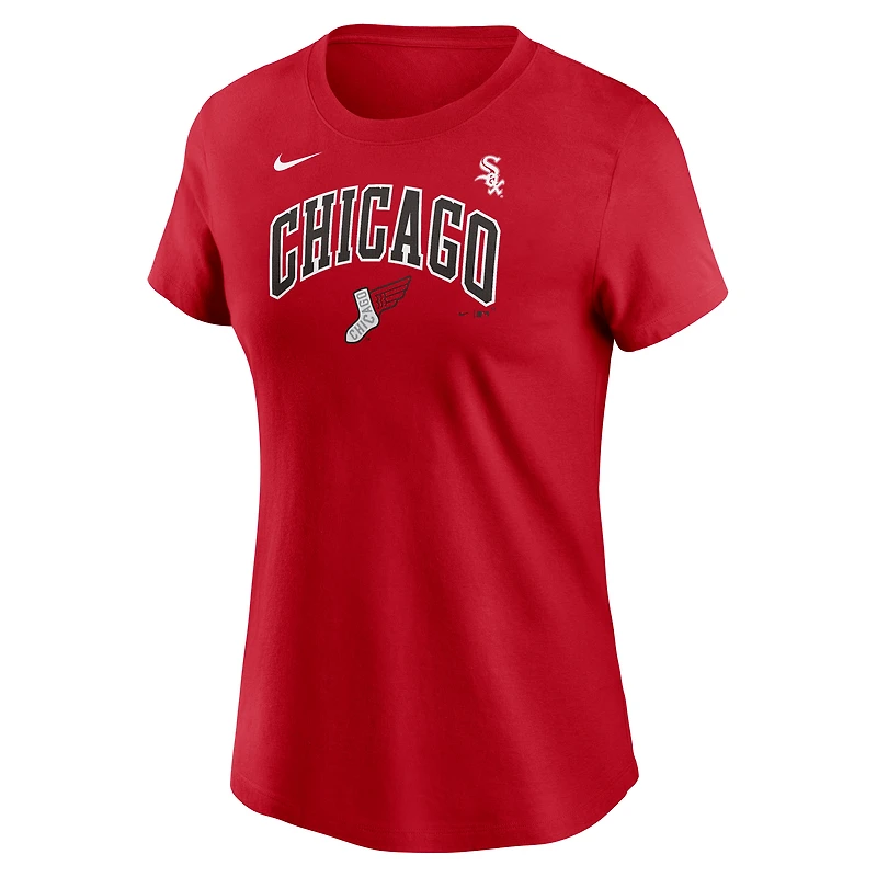 Luis Robert Jr. Chicago White Sox City Connect Fuse Women's Nike MLB T-Shirt