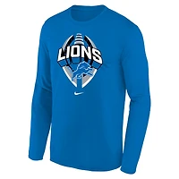 Detroit Lions Legend Icon Big Kids' Nike Dri-FIT NFL Long-Sleeve T-Shirt