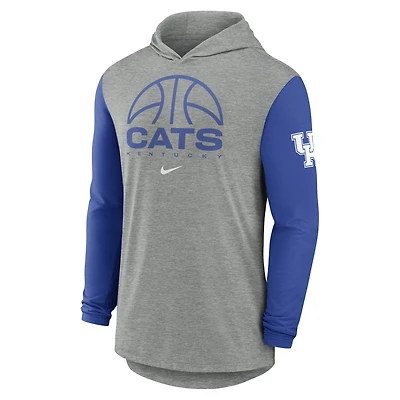 Kentucky Basketball Men's Nike Dri-FIT College Long-Sleeve Hooded T-Shirt