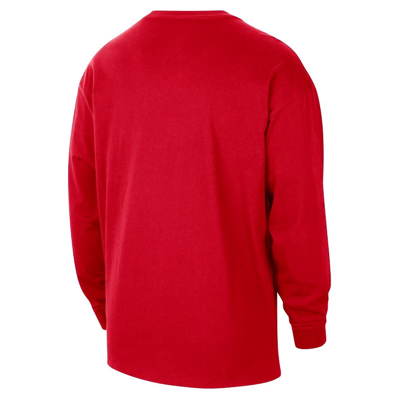 Memphis Grizzlies Courtside City Edition Men's Nike NBA Max90 Long-Sleeve T-Shirt