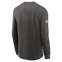 Tampa Bay Buccaneers Sideline Team Issue Men's Nike Dri-FIT NFL Long-Sleeve T-Shirt