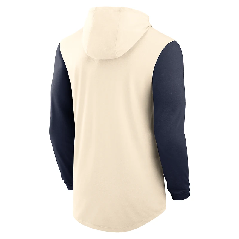 Michigan Legacy Men's Nike Dri-FIT College Long-Sleeve Hooded T-Shirt