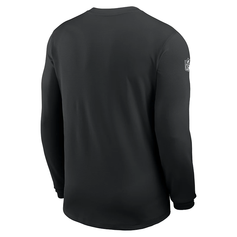 New York Jets Sideline Coach Men's Nike Dri-FIT NFL Long-Sleeve Top