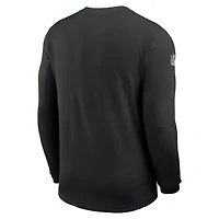 New York Jets Sideline Coach Men's Nike Dri-FIT NFL Long-Sleeve Top