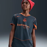 Inter Milan 2025/26 Stadium Third Big Kids' Nike Dri-FIT Total 90 Soccer Replica Jersey
