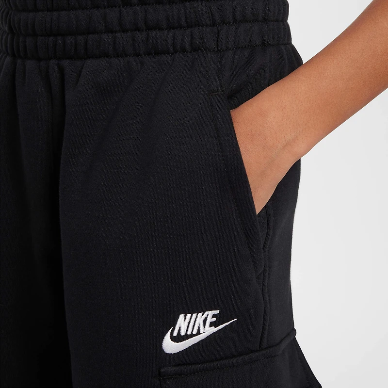Nike Sportswear Club Big Kids' French Terry Cargo Shorts