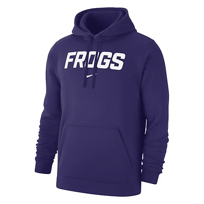 TCU Club Fleece Men's Nike College Pullover Hoodie