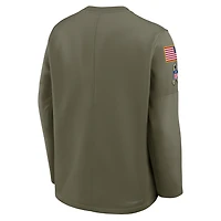 Dallas Cowboys Salute to Service Sideline Triumphant Win Coach Men's Nike NFL Pullover Crew