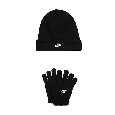 Nike Little Kids' Club Beanie and Gloves Set