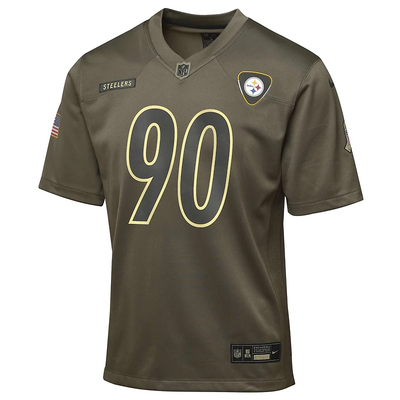 T.J. Watt Pittsburgh Steelers Salute to Service Big Kids’ Nike NFL Game Jersey