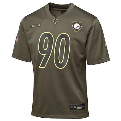 T.J. Watt Pittsburgh Steelers Salute to Service Big Kids’ Nike NFL Game Jersey