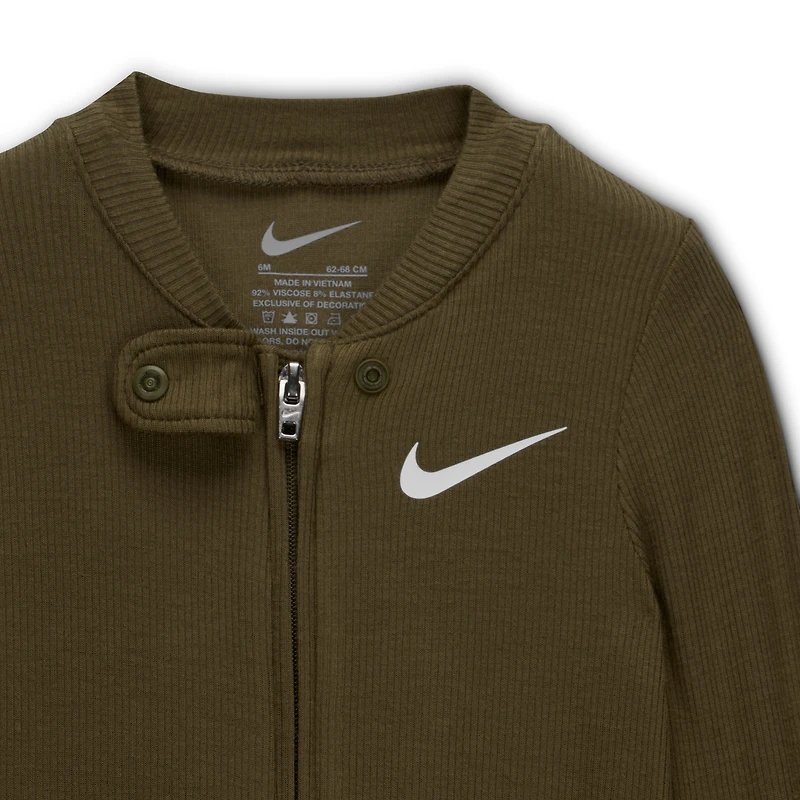 Nike Baby (0-9M) Ribbed Viscose Footed Coverall