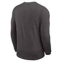 Tampa Bay Buccaneers Sideline Coach Men's Nike Dri-FIT NFL Long-Sleeve Top