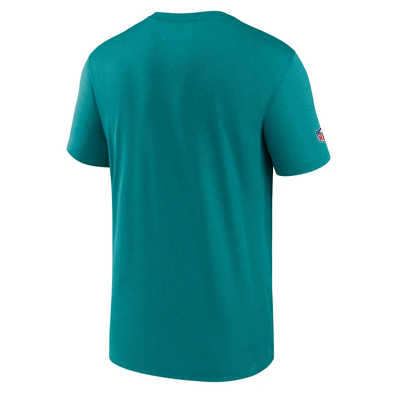 Miami Dolphins Alt Legend Small Logo Men's Nike Dri-FIT NFL T-Shirt