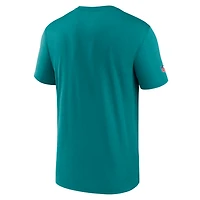 Miami Dolphins Alt Legend Small Logo Men's Nike Dri-FIT NFL T-Shirt