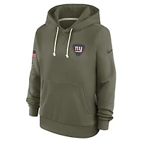 New York Giants Salute to Service Sideline Women's Nike Dri-FIT NFL Pullover Hoodie