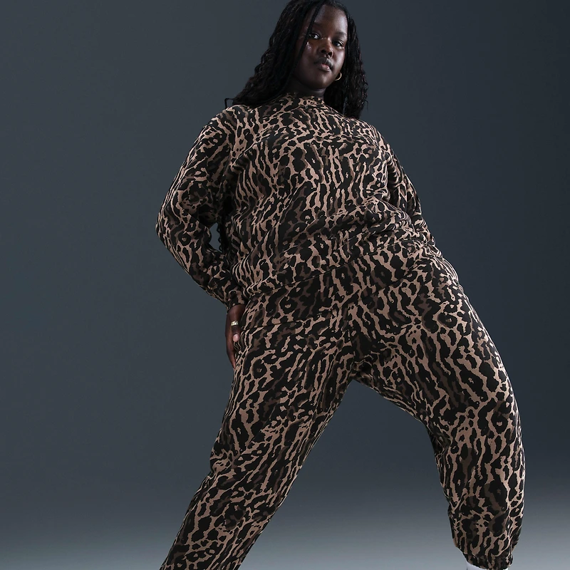 Nike Sportswear Phoenix Fleece Women's High-Waisted Oversized Printed Sweatpants