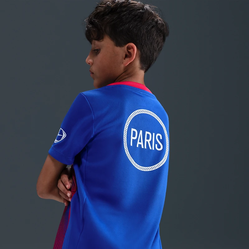 Paris Saint-Germain Academy Pro Third Big Kids' Nike Dri-FIT Soccer Pre-Match Top