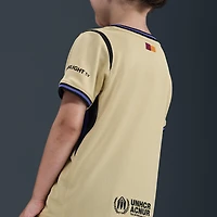 FC Barcelona 2025/26 Stadium Away Little Kids' Kobe Soccer Replica 3-Piece Kit