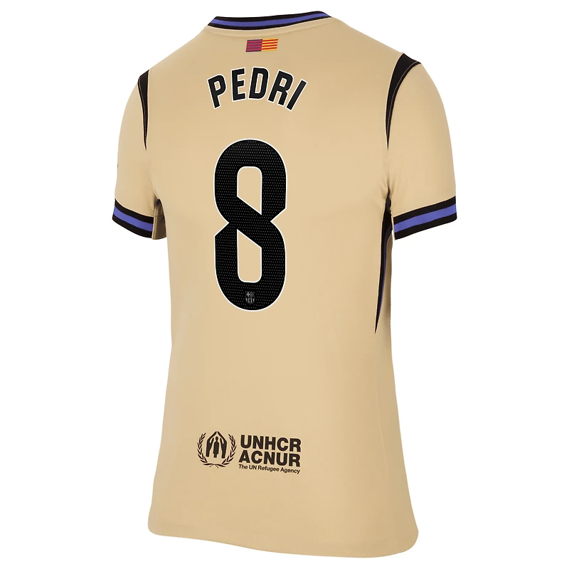 Pedri Barcelona 2025/26 Stadium Away Women's Nike Dri-FIT Soccer Jersey