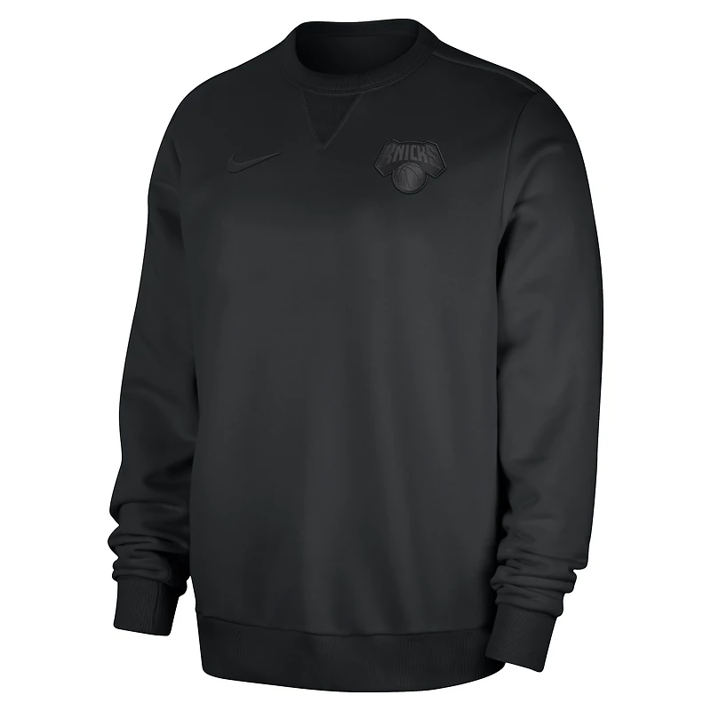 New York Knicks Standard Issue Men's Nike Dri-FIT NBA Crew-Neck Sweatshirt