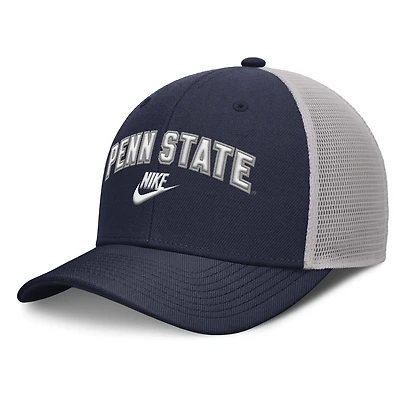 Penn State Legacy Arch Rise Men's Nike Dri-FIT College Trucker Adjustable Hat