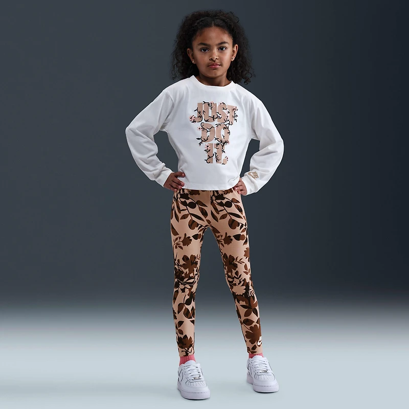 Nike Toddler Printed Club Long Sleeve T-Shirt and Leggings Set