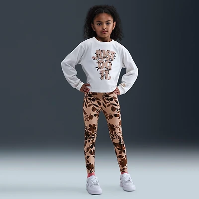 Nike Toddler Printed Club Long Sleeve T-Shirt and Leggings Set