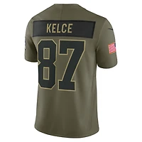 Patrick Mahomes Kansas City Chiefs Salute to Service Men's Nike Dri-FIT NFL Limited Jersey
