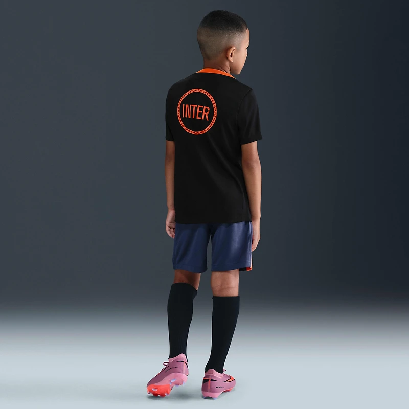 Inter Milan Academy Pro Third Big Kids' Nike Dri-FIT Total 90 Soccer Pre-Match Top