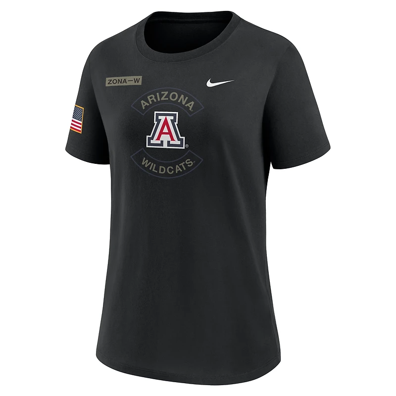 Arizona Military Appreciation Women's Nike Dri-FIT College T-Shirt