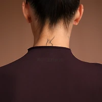 NikeSKIMS Vintage Seamless Women's Mock-Neck Crop Top