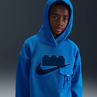 Nike x LEGO® Collection Big Kids' Oversized Pullover Hoodie