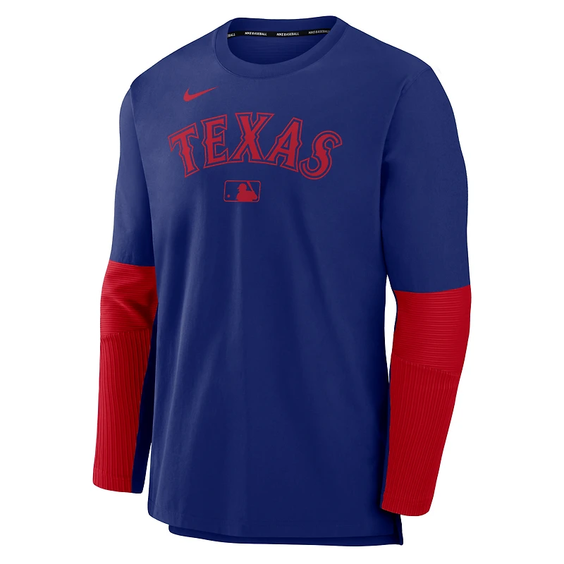Texas Rangers Authentic Collection Player Men's Nike Dri-FIT MLB Pullover Jacket