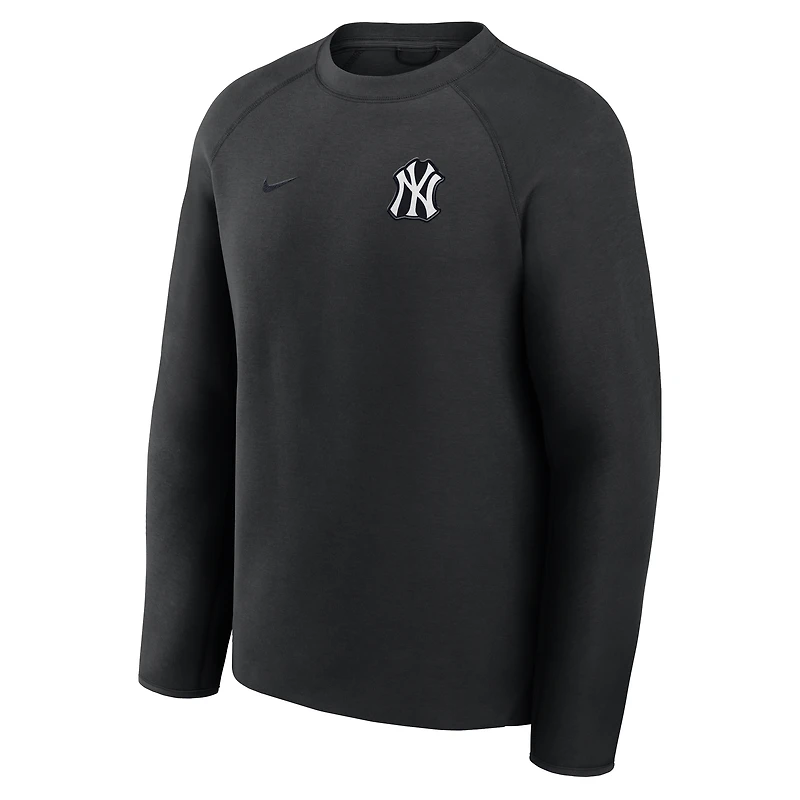 New York Yankees Tech Fleece Men's Nike MLB Pullover Crew