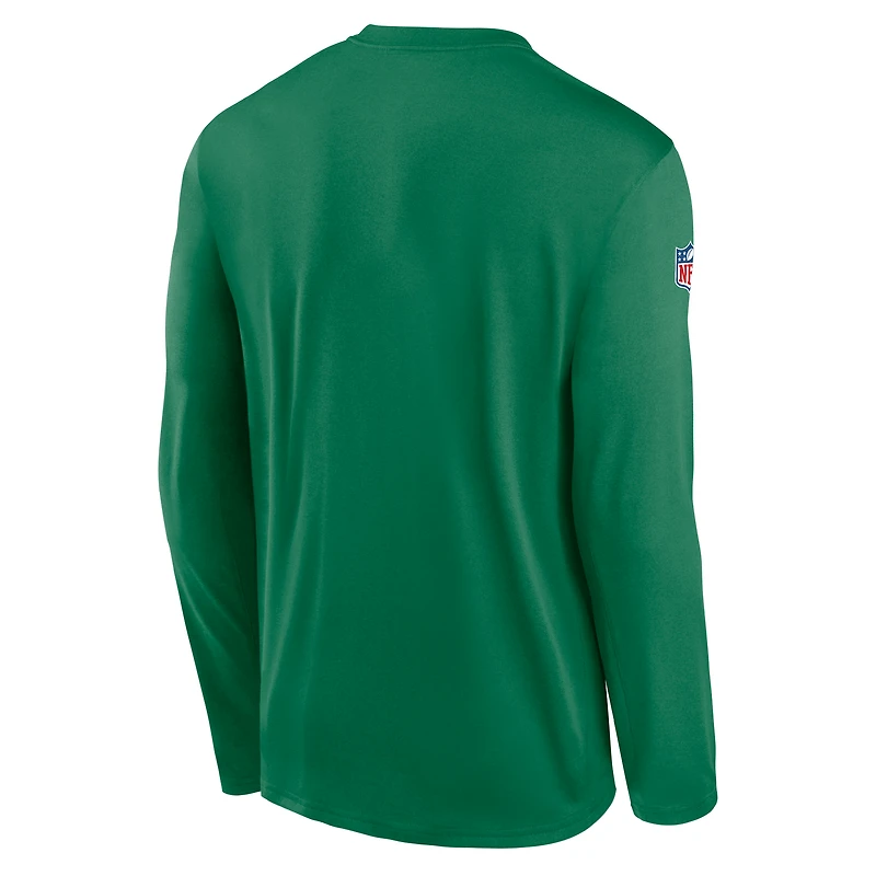 Philadelphia Eagles Alt Legend Small Logo Men's Nike Dri-FIT NFL Long-Sleeve T-Shirt