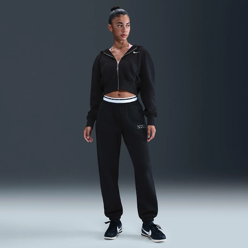 Nike Sportswear Phoenix Fleece Women's Loose Full-Zip Cropped Hoodie