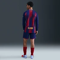 FC Barcelona 2025/26 Stadium Home Men's Nike Dri-FIT Soccer Replica Shorts