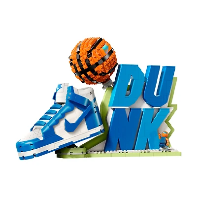 Nike Dunk Trickshot x LEGO® Set Building Kit with Exclusive Minifigure