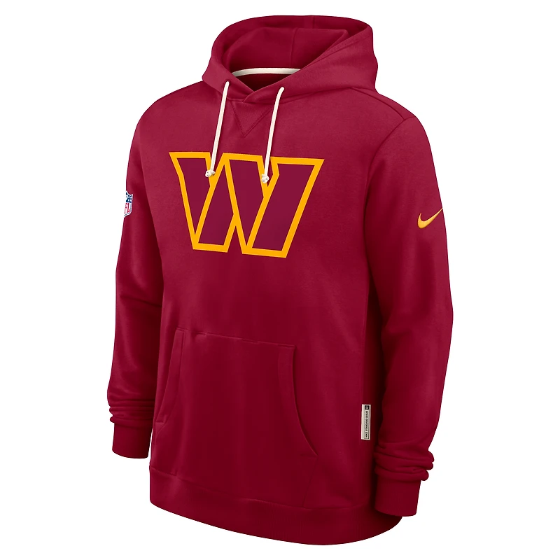 Washington Commanders Initial Home Sideline Men's Nike Dri-FIT NFL Pullover Hoodie