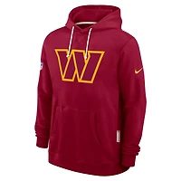 Washington Commanders Initial Home Sideline Men's Nike Dri-FIT NFL Pullover Hoodie