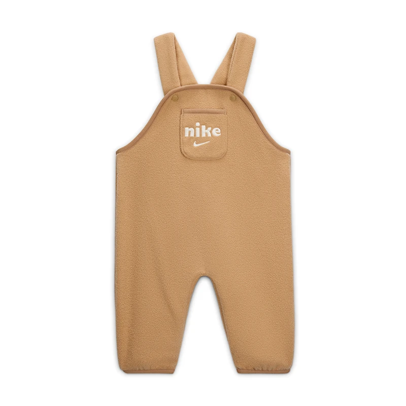Nike Baby (0-9M) Plush Fleece Overalls 2-Piece Set