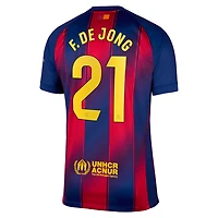 Lamine Yamal Barcelona 2025/26 Stadium Home Men's Nike Dri-FIT Soccer Jersey