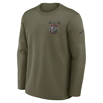 Atlanta Falcons Salute to Service Sideline Triumphant Win Coach Men's Nike NFL Pullover Crew