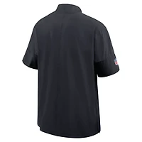 Houston Texans Sideline Coach Men's Nike NFL 1/2-Zip Short-Sleeve Jacket